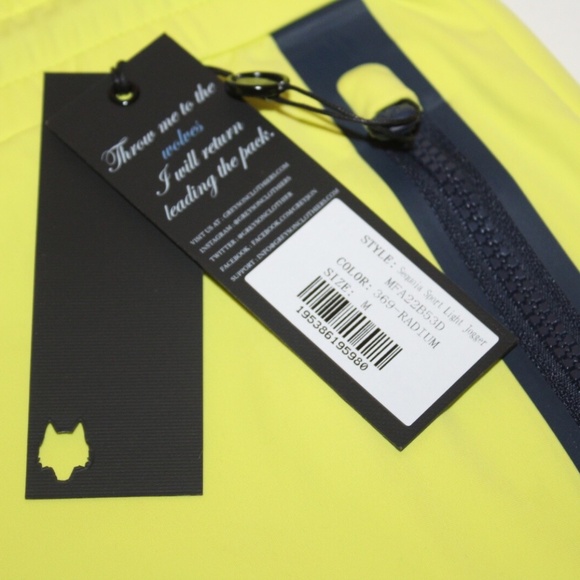 $198 Greyson Mens Size M / L Sequoia Sport Lite Jogger Running Sweatpants Radium - Picture 3 of 8